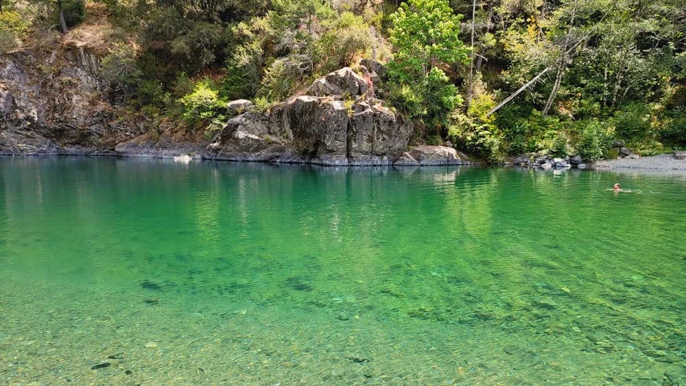 Myrtle Beach swimming hole near Crescent City, California