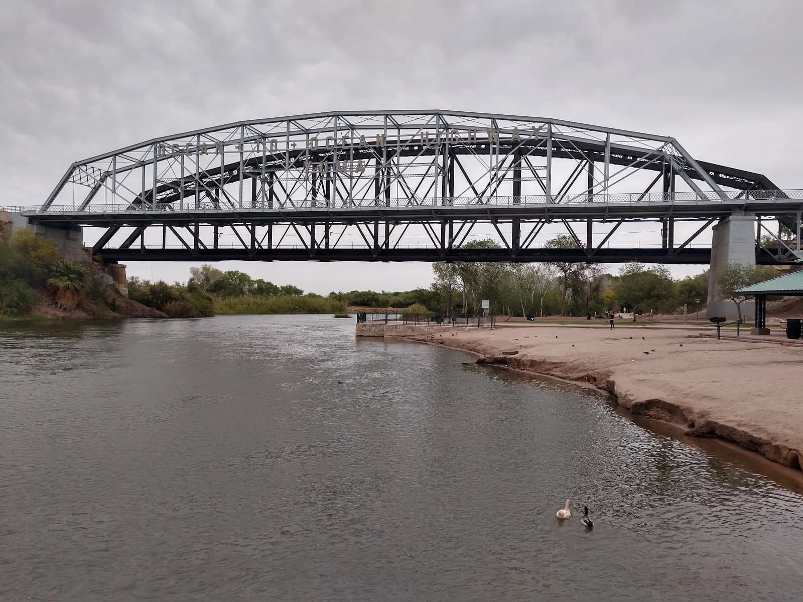 Gateway Park swimming hole near Yuma, Arizona