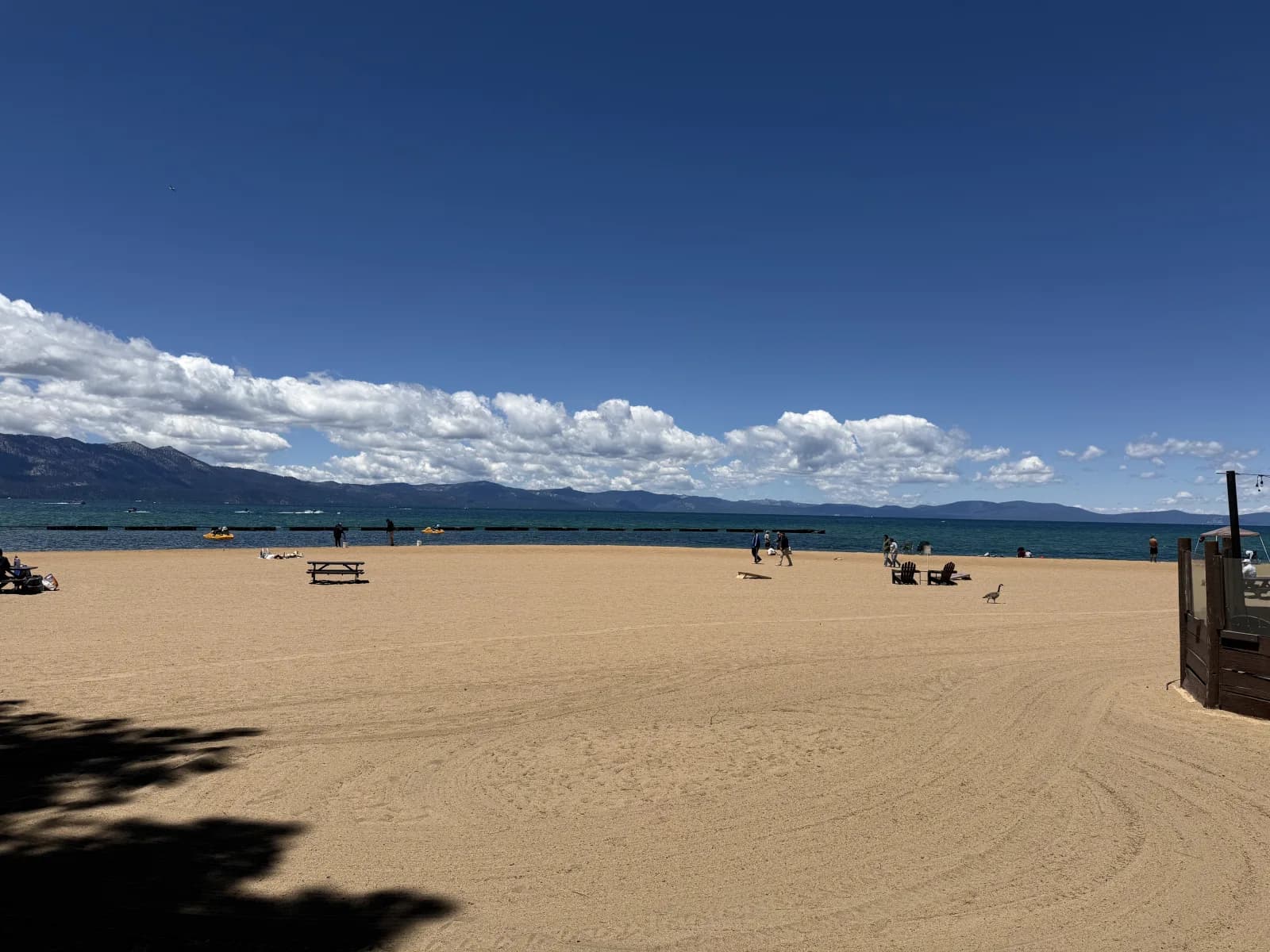 Lakeside Beach swimming hole near South Lake Tahoe, California