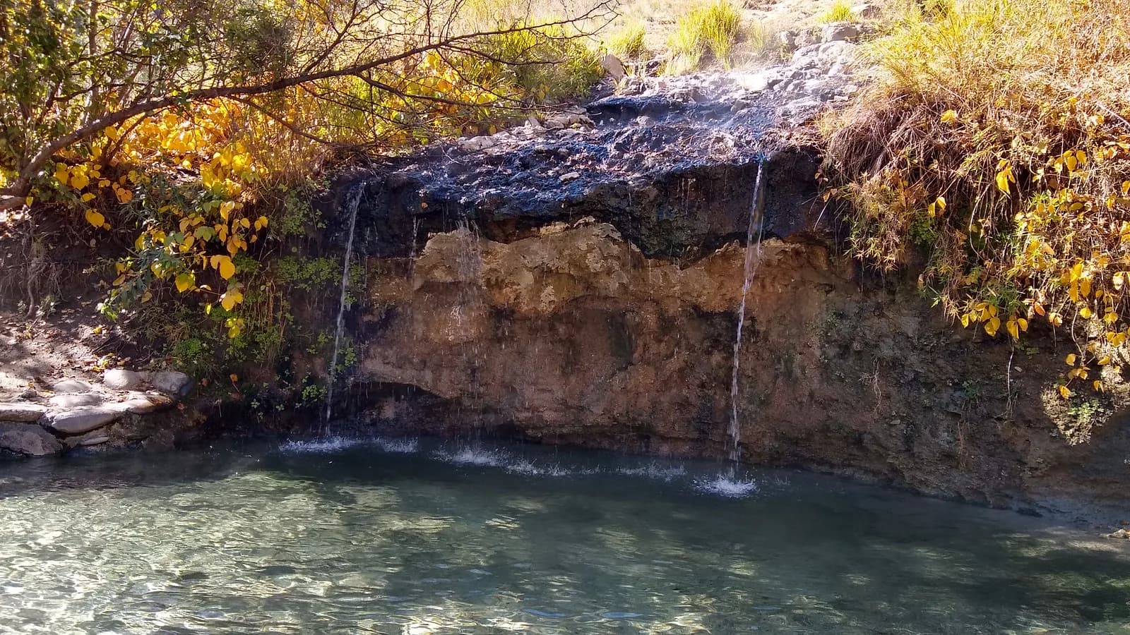 Loftus Hot Spring swimming hole near Mountain Home, Idaho