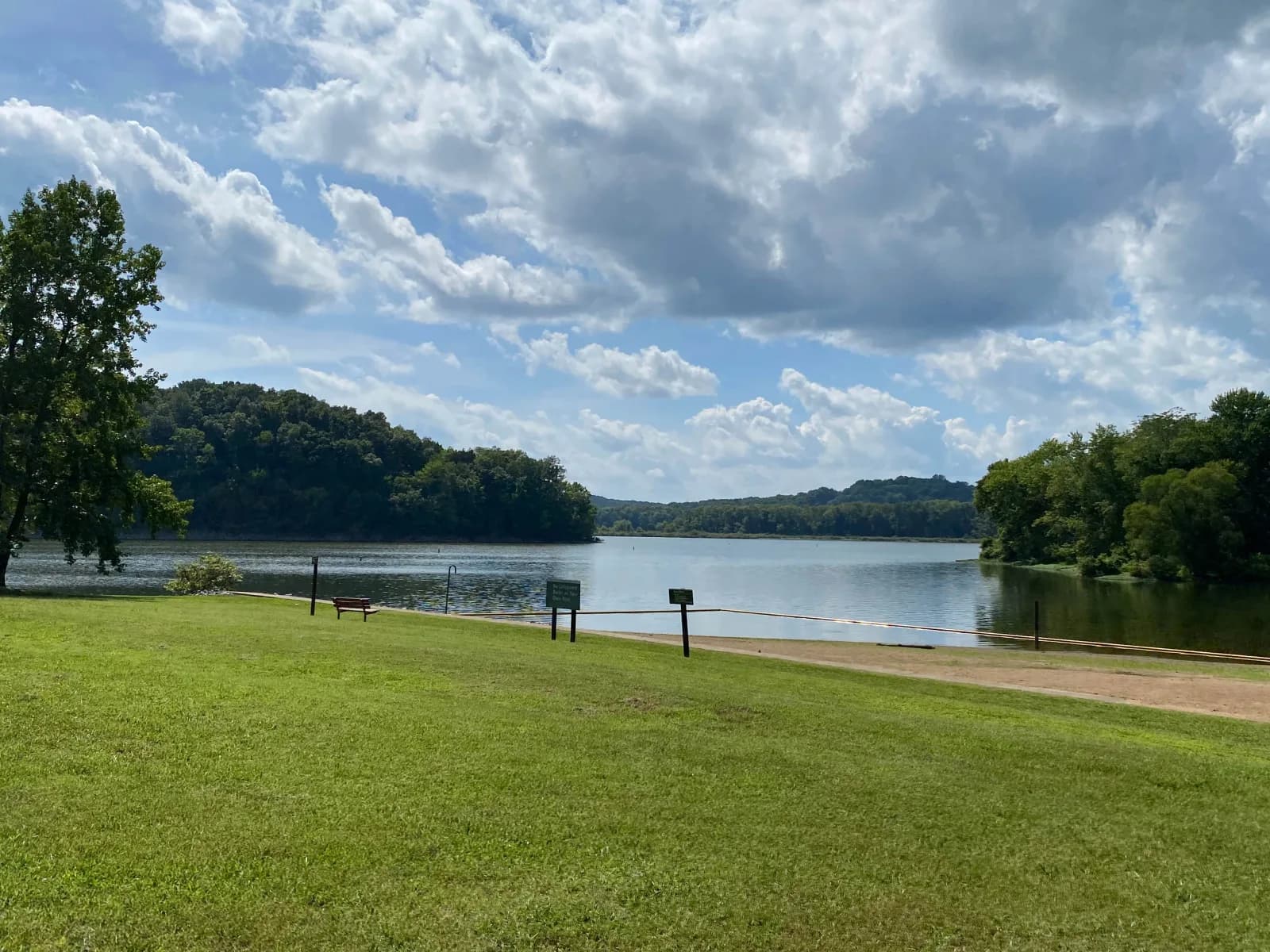 Bumpus Mills Campground swimming hole near Bumpus Mills, Tennessee