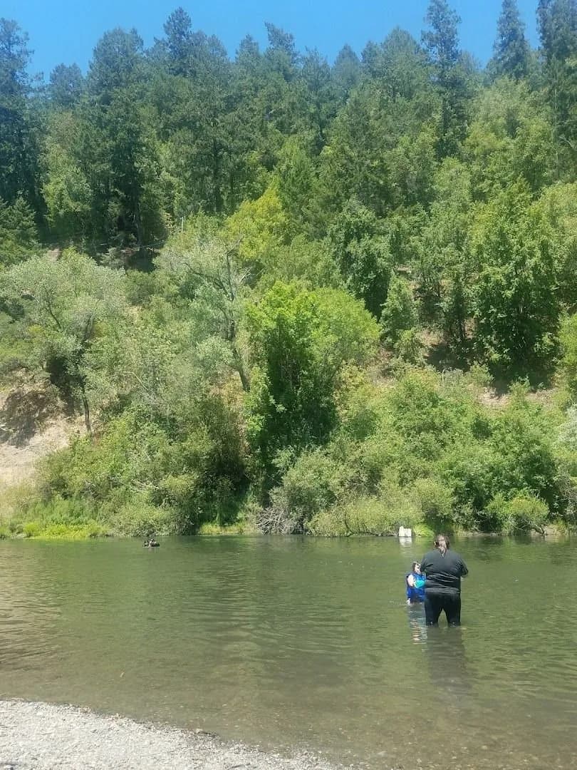 Forestville River Access swimming hole near Forestville, California