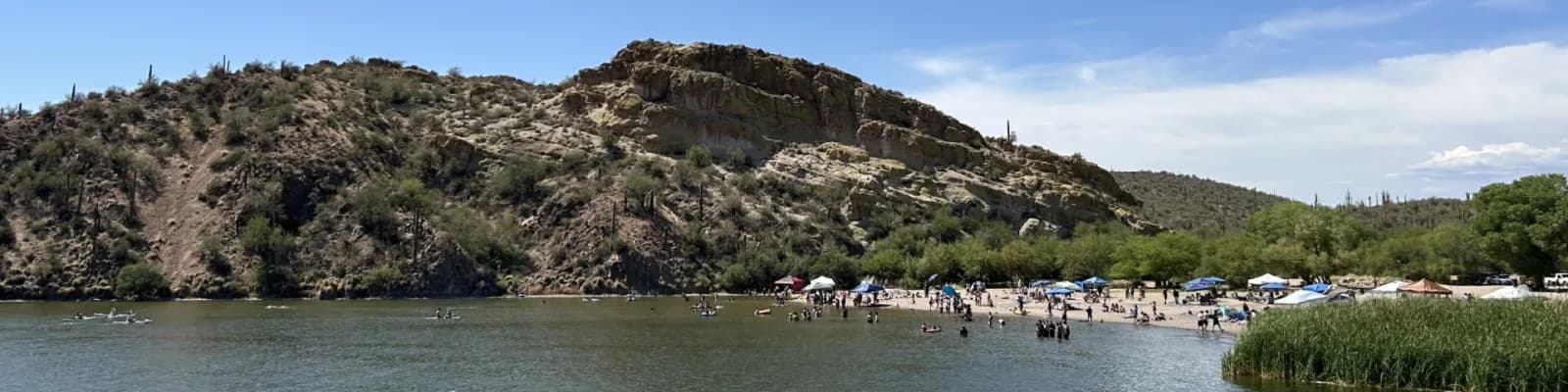 Butcher Jones Beach Site swimming hole near Fort McDowell, Arizona