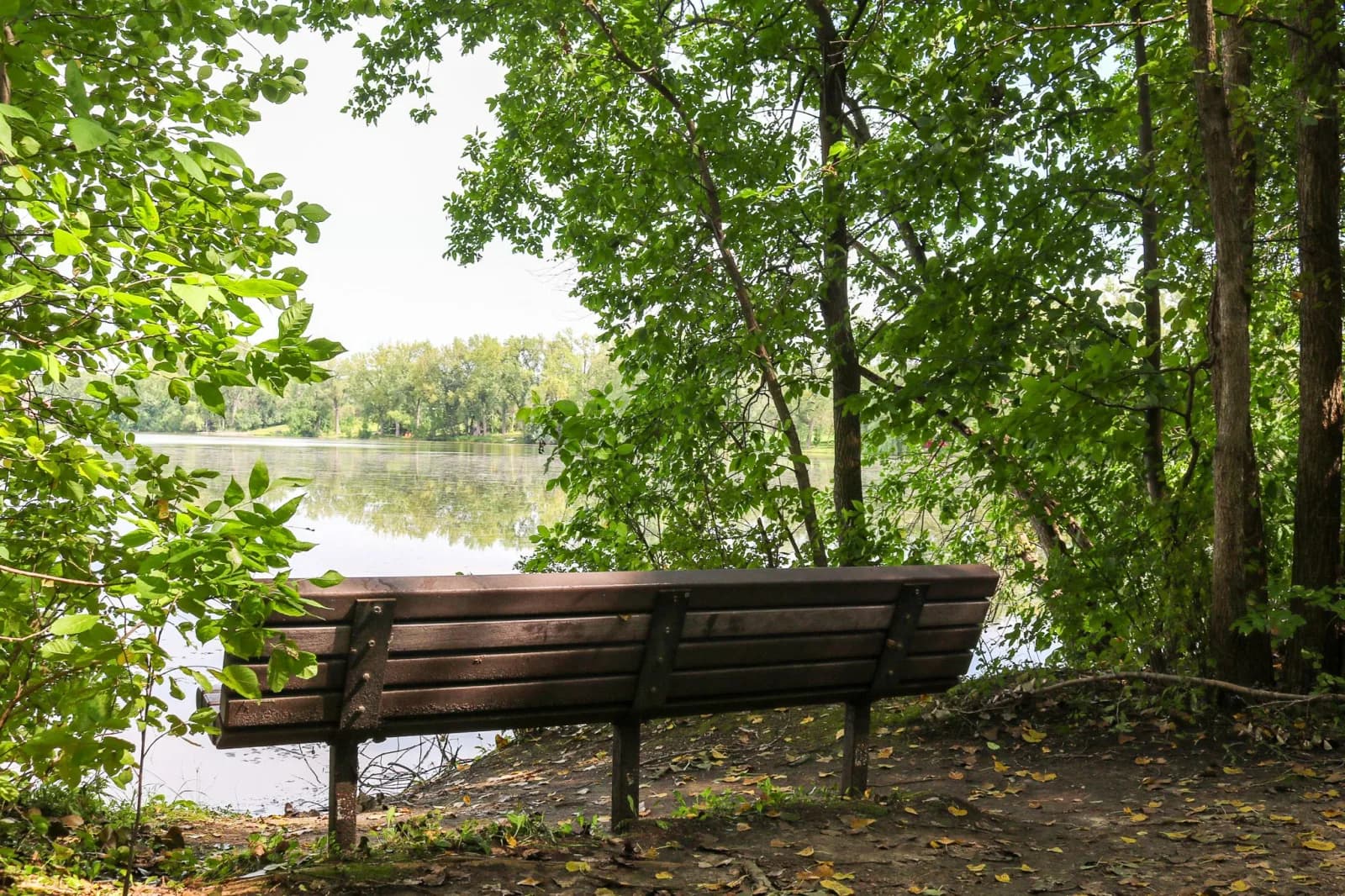 Lac Lavon Park swimming hole near Burnsville, Minnesota