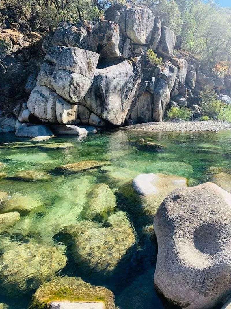 Hoyt’s Crossing swimming hole near Nevada City, California