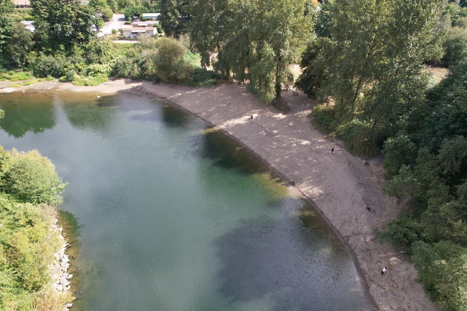 Duvall Beach swimming hole near Duvall, Washington