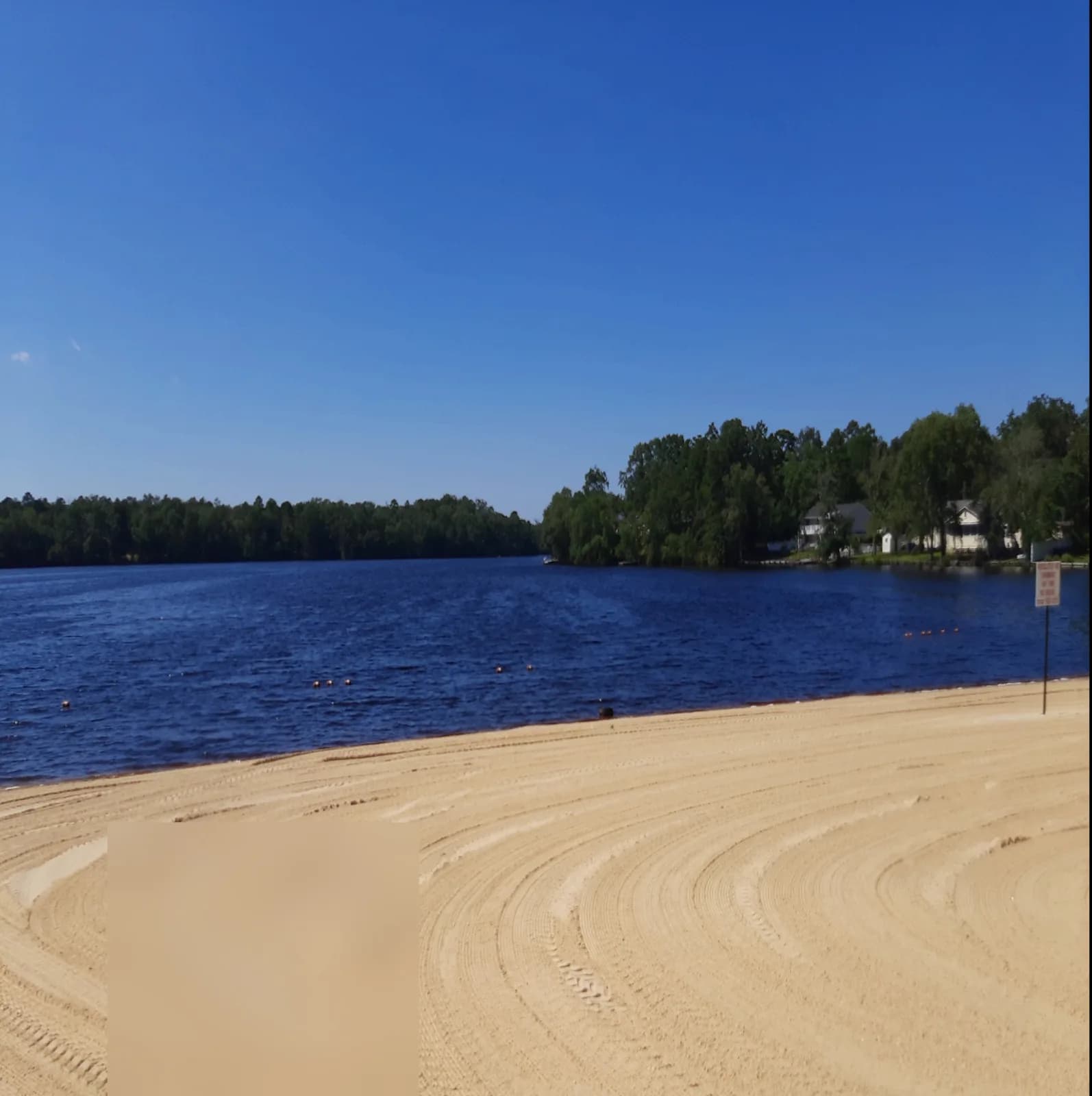 The Cove at Lake Lenape swimming hole near Mays Landing, New Jersey