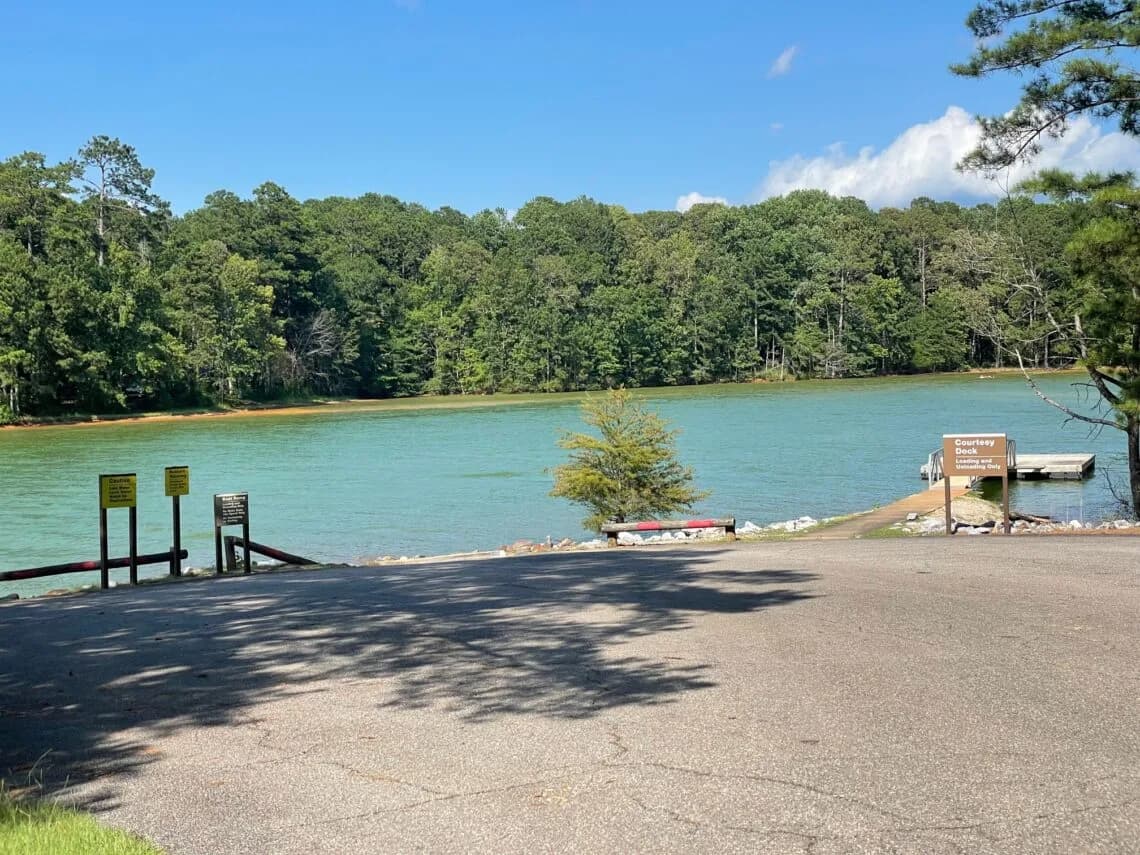 R. Shaefer Heard Park swimming hole near West Point, Georgia