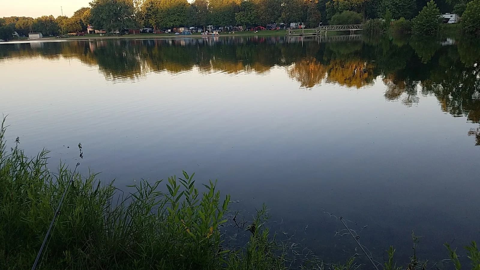 Enon Beach Recreation Park swimming hole near Springfield, Ohio