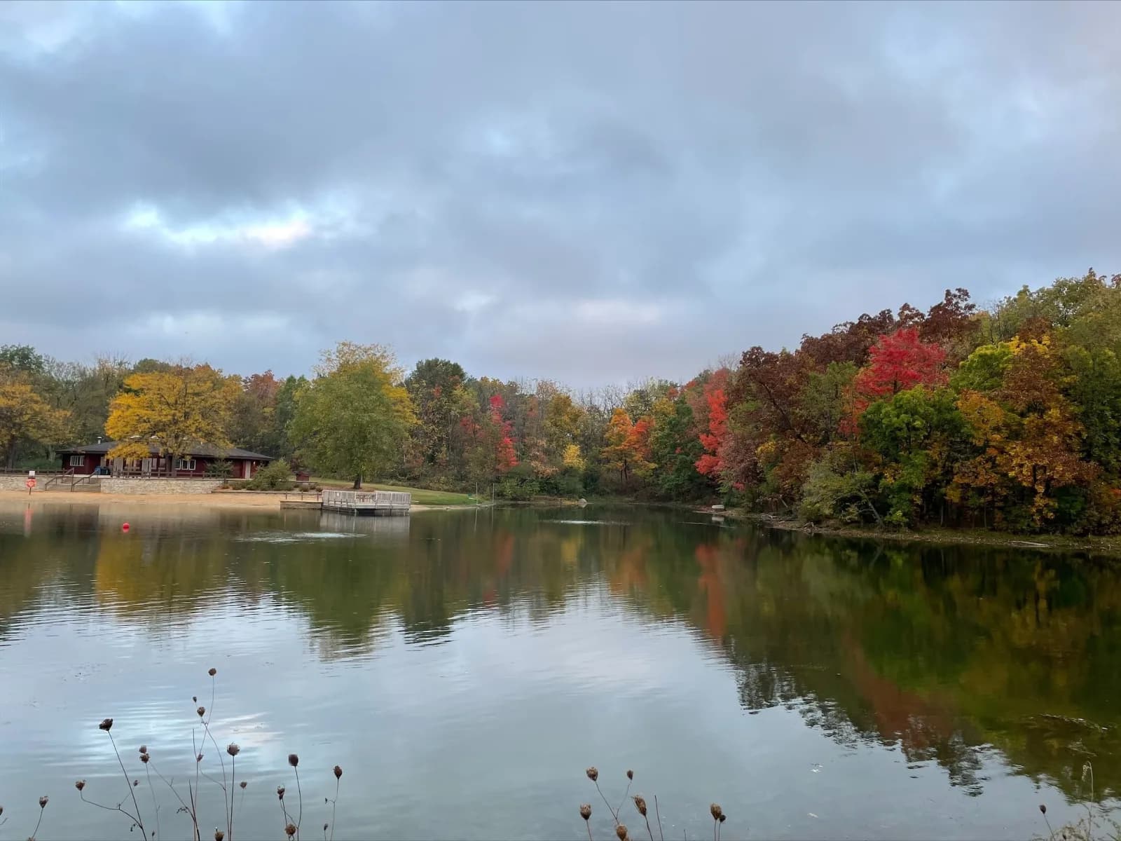 Muskego Park swimming hole near Muskego, Wisconsin