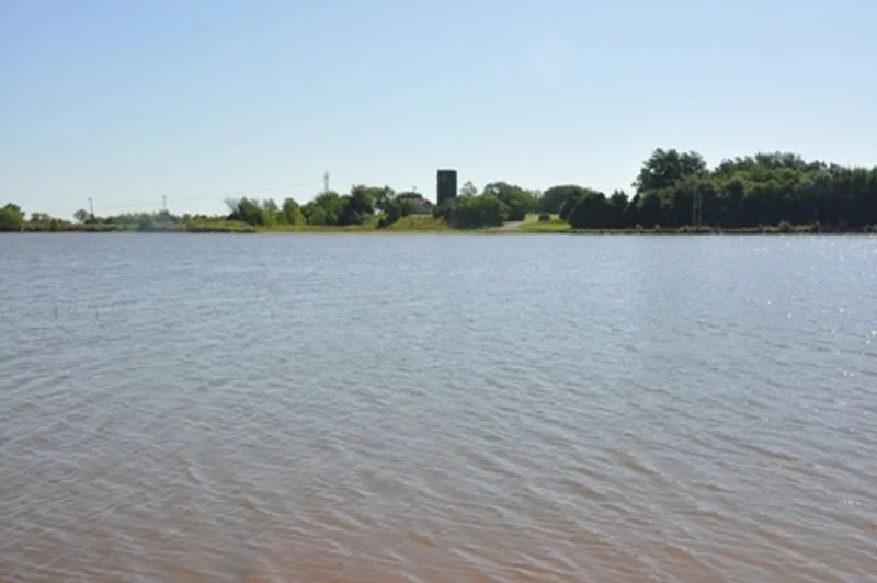 Purcell City Lake Beach swimming hole near Purcell, Oklahoma
