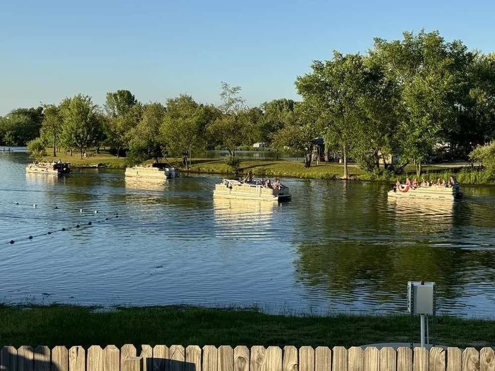 Claremar Twin Lakes Camping Resort swimming hole near New London, Ohio