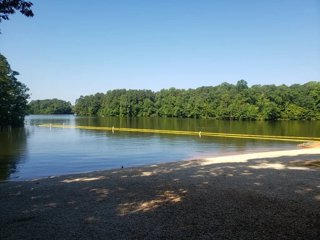 Buddle Creek Swim Area swimming hole near Lexington, North Carolina