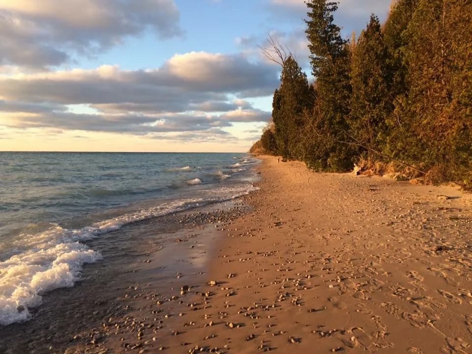 Frankfort Public Beach And Playground swimming hole near Frankfort, Michigan