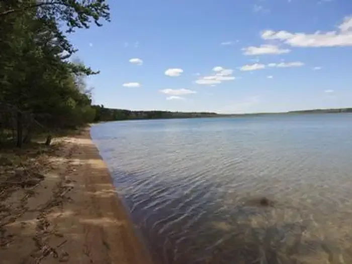 South Pike Bay Campground swimming hole near Cass Lake, Minnesota