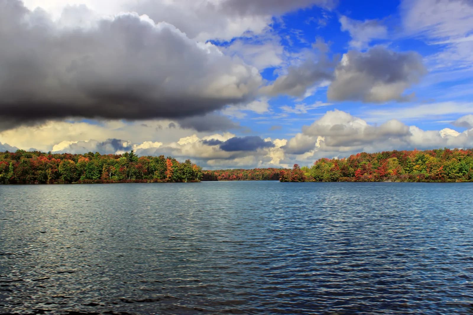 Tobyhanna State Park swimming hole near Tobyhanna, Pennsylvania