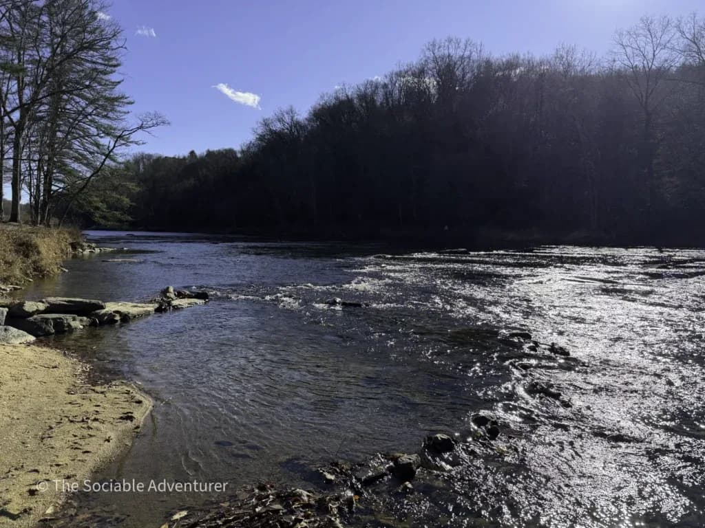 Elk Shoals swimming hole near West Jefferson, North Carolina