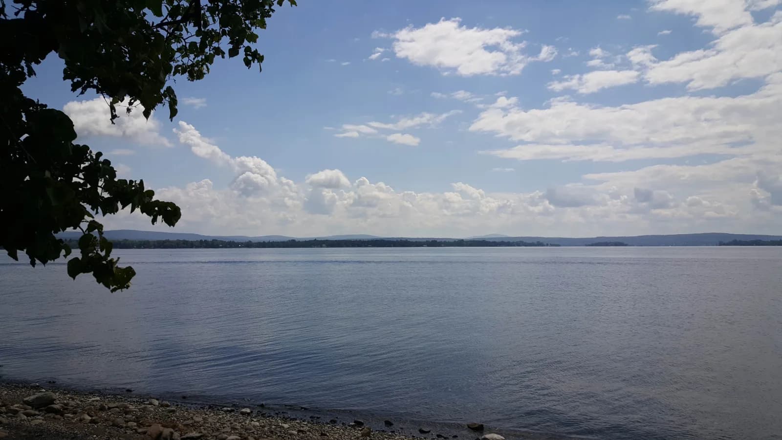 Burton Island State Park swimming hole near St Albans City, Vermont