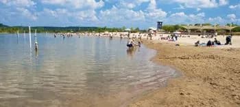Millennium Park swimming hole near Walker, Michigan