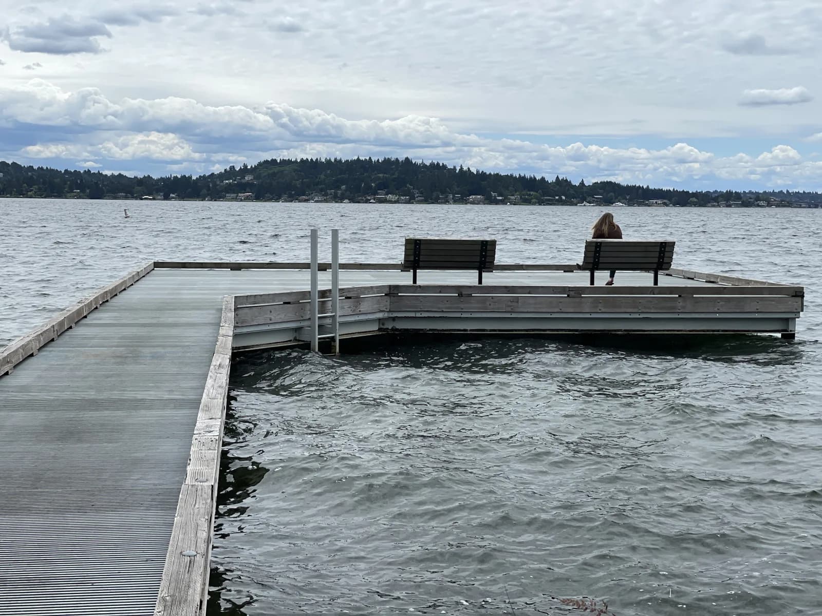 Medina Beach swimming hole near Medina, Washington