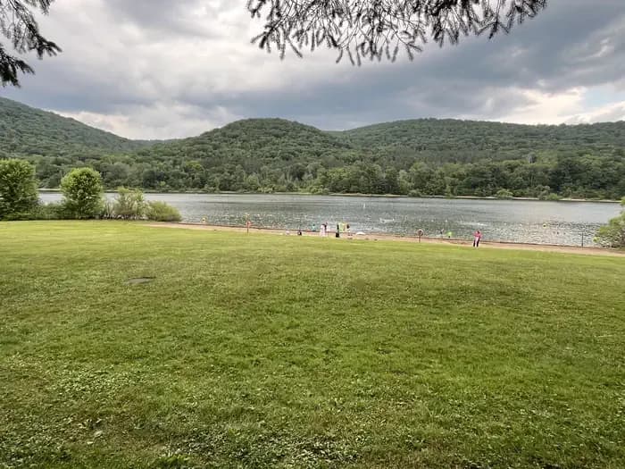 Kiasutha Recreational Area swimming hole near Kane, Pennsylvania