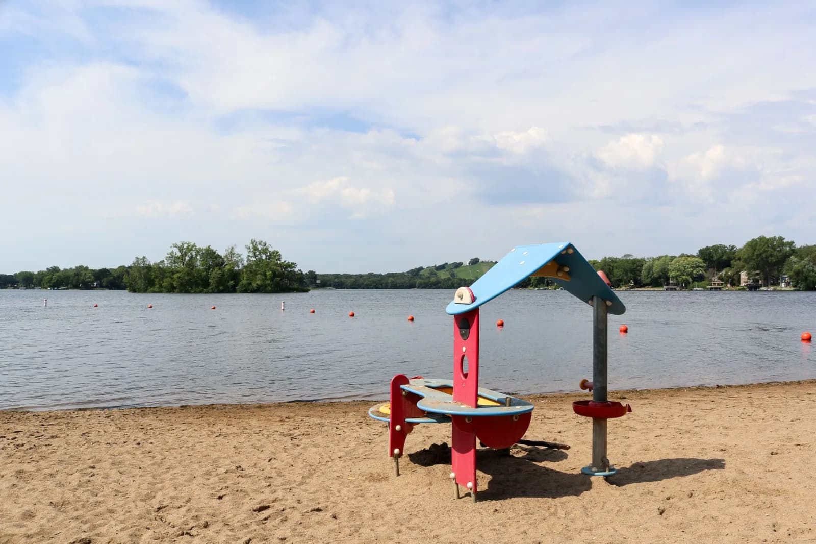 Crystal Beach swimming hole near Burnsville, Minnesota