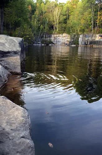 Dorset Marble Quarry swimming hole near Dorset, Vermont