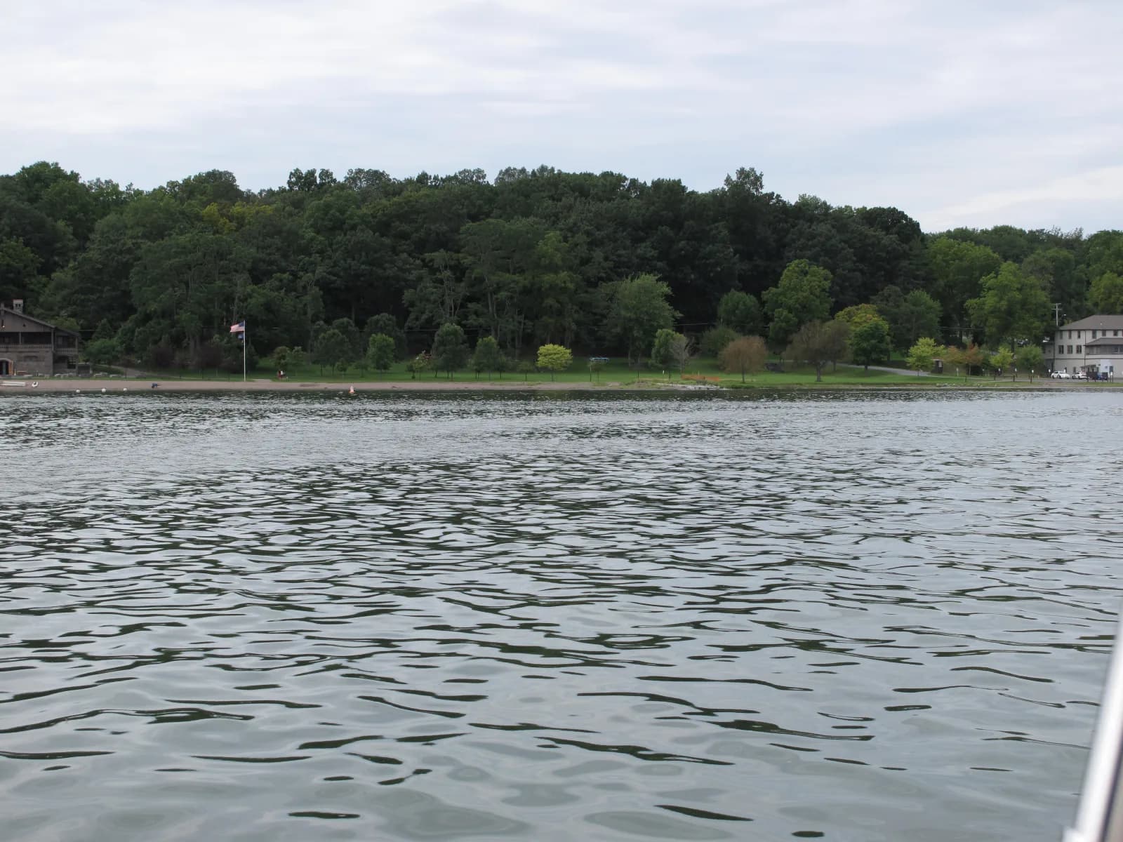 Cayuga Lake State Park swimming hole near Seneca Falls, New York