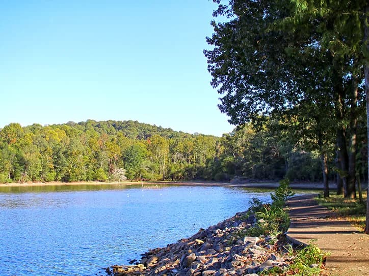 Lake Barkley State Resort Park swimming hole near Cadiz, Kentucky