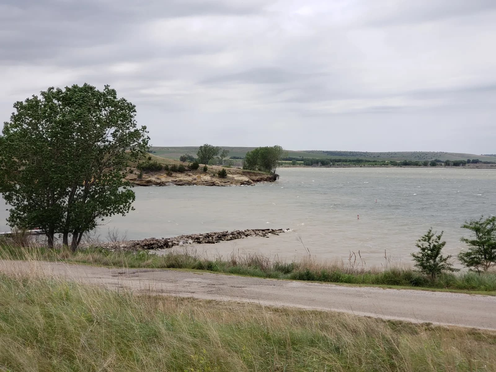 Minooka Park swimming hole near Bunker Hill, Kansas