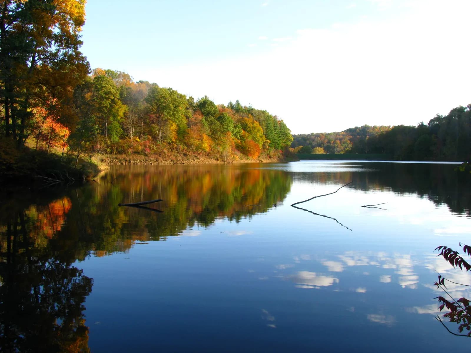 Strouds Run State Park - Beach swimming hole near Athens, Ohio