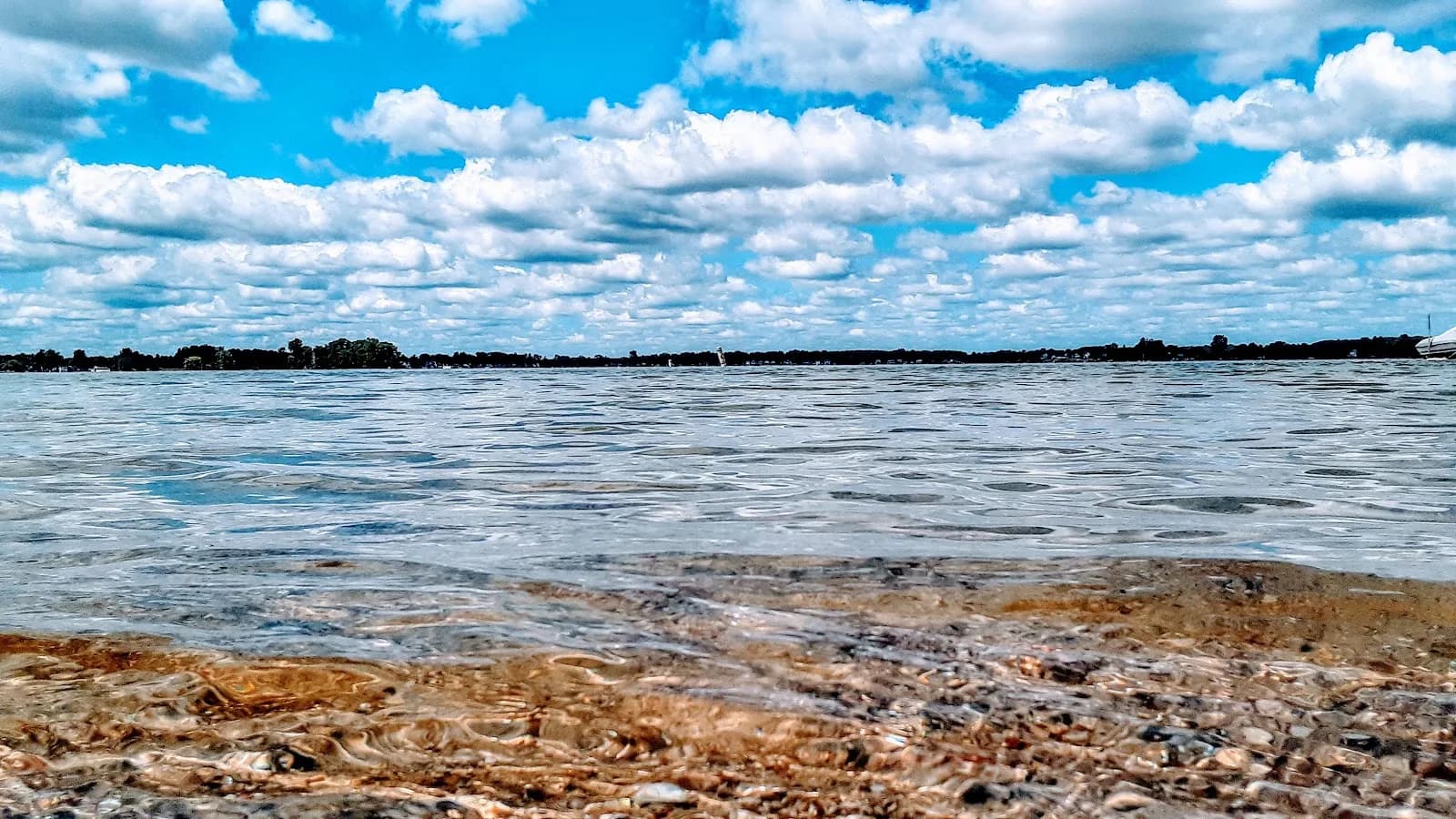 Crystal / Crystal Township Park and Beach swimming hole near Crystal, Michigan