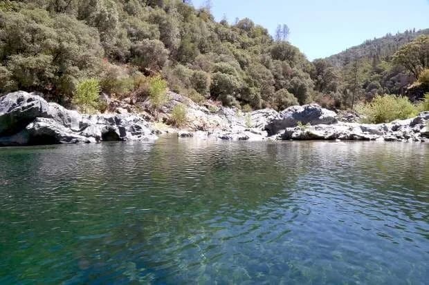 Jones Bar swimming hole near Nevada City, California
