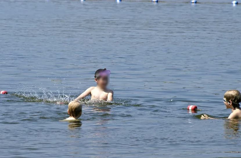 Clifton E. French Regional Park swimming hole near Plymouth, Minnesota