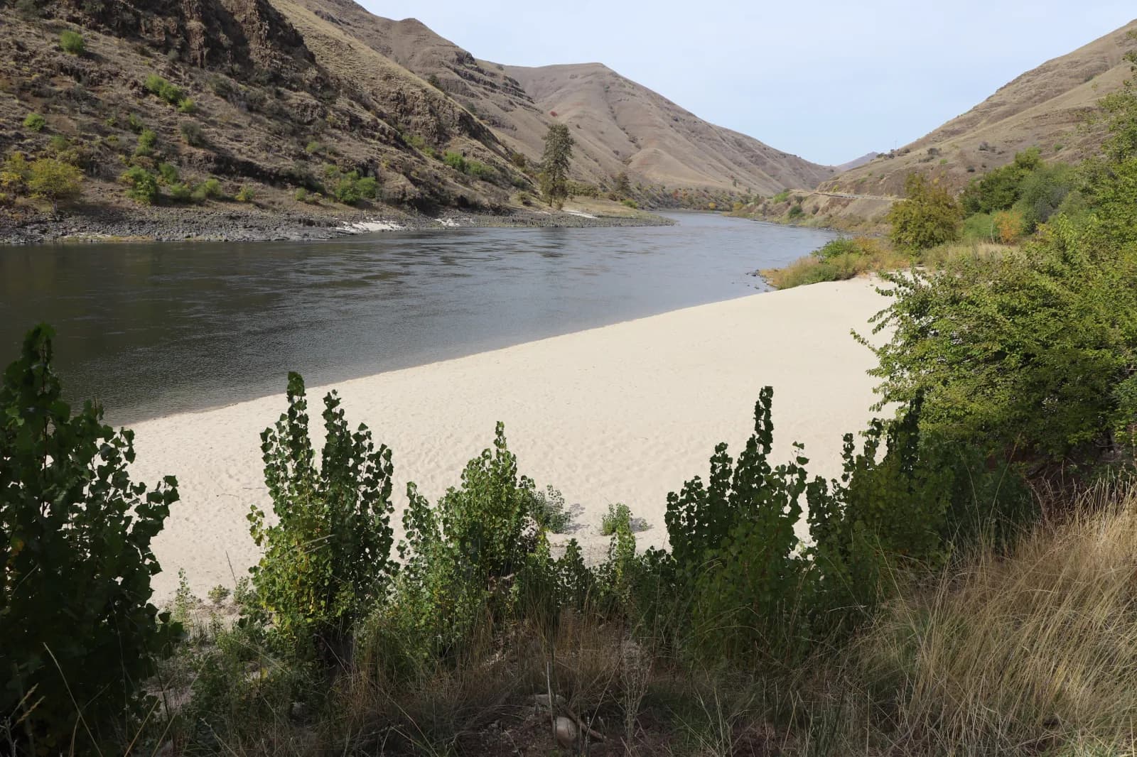 Skookumchuck Recreation Site swimming hole near White Bird, Idaho