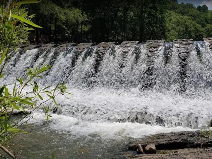 Charlton Recreation Area swimming hole near Royal, Arkansas