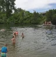 Firemen's Park swimming hole near Chaska, Minnesota