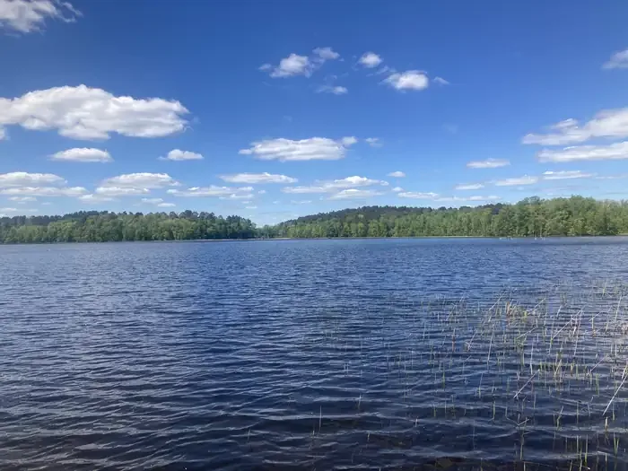 Williams Narrows campground swimming hole near Deer River, Minnesota