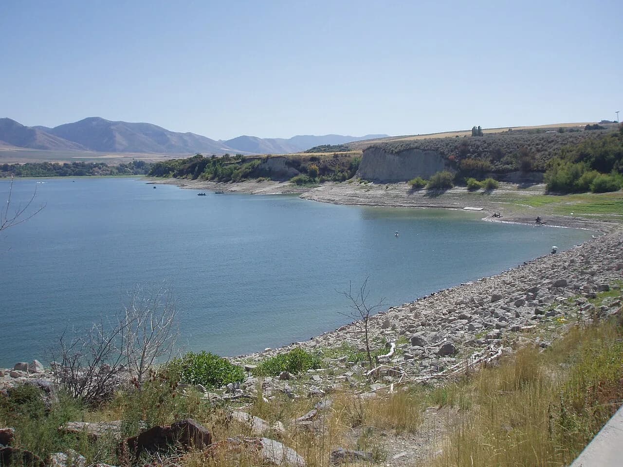 Hyrum State Park swimming hole near Hyrum, Utah