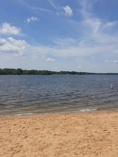 Buttercup Beach swimming hole near Columbiaville, Michigan