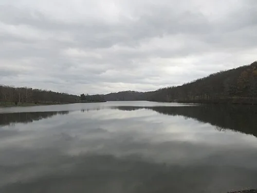 Keystone Park Beach swimming hole near Derry, Pennsylvania