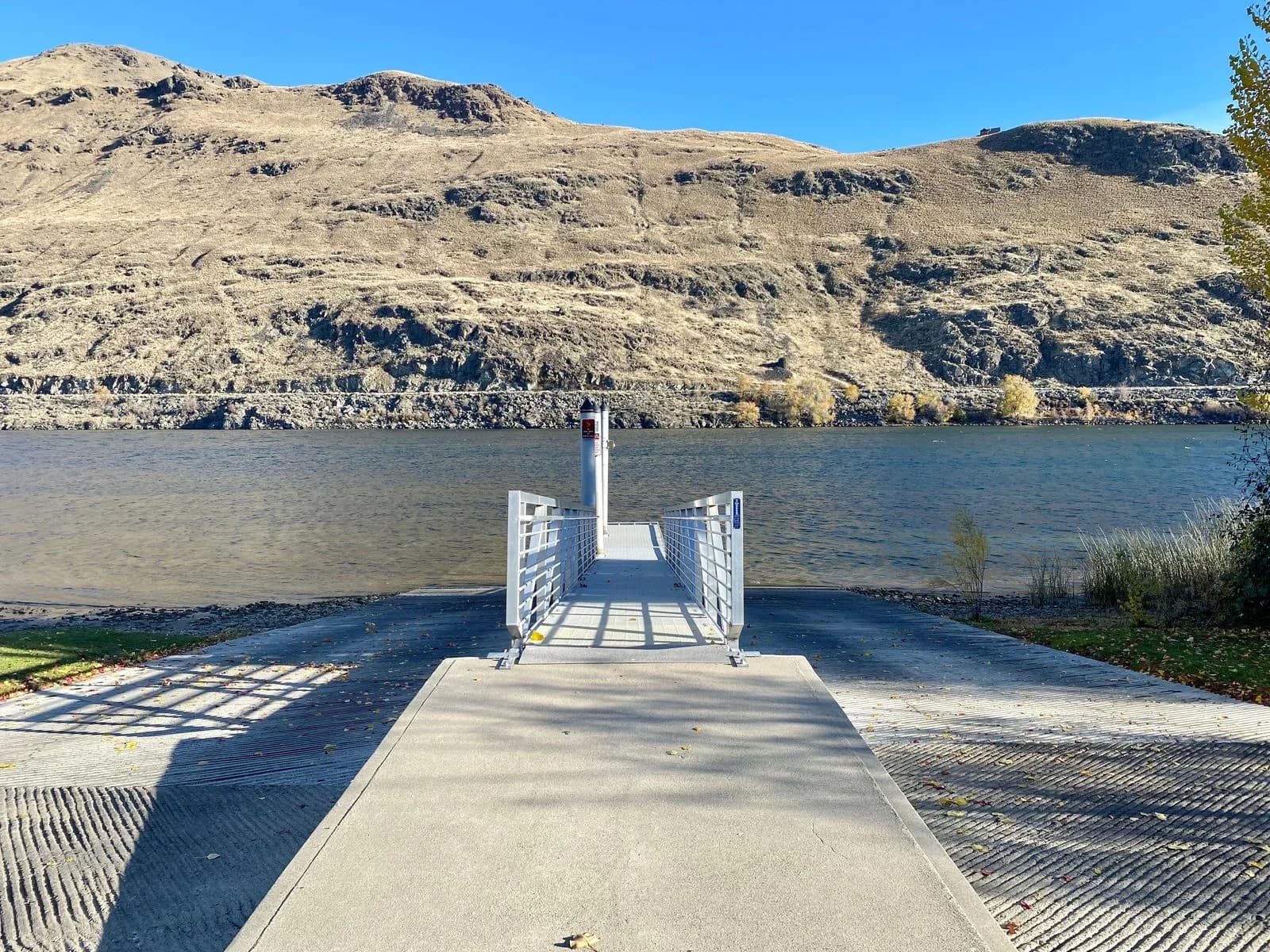 Chelan Falls Park swimming hole near Chelan Falls, Washington