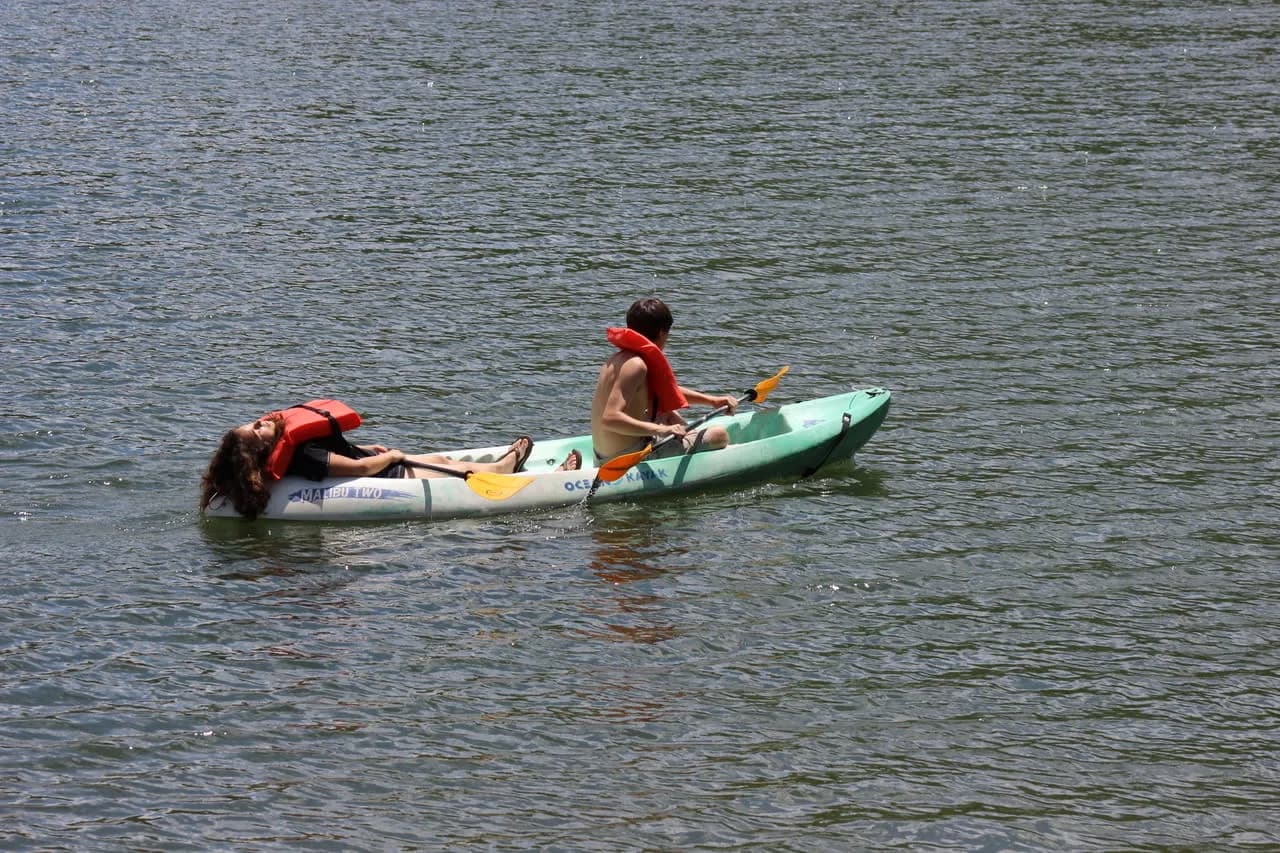 Belleayre Lake swimming hole near Pine Hill, New York