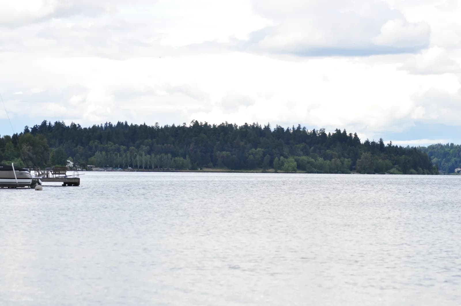 Seward Park swimming hole near Seattle, Washington