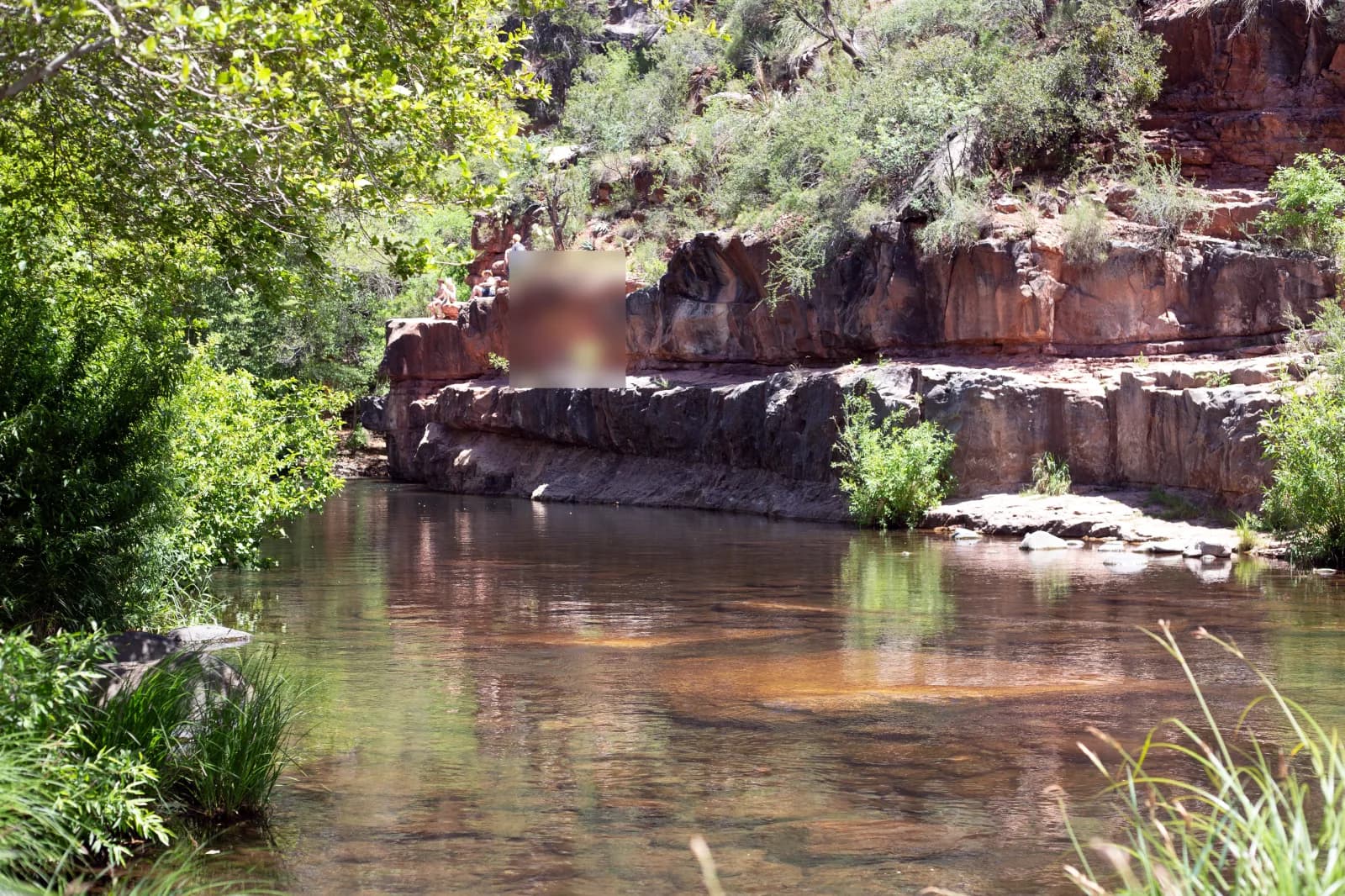 Grasshopper Point Swimming & Picnic Area swimming hole near Sedona, Arizona