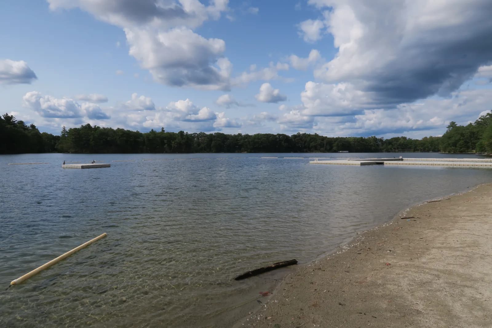 Dug Pond swimming hole near Natick, Massachusetts