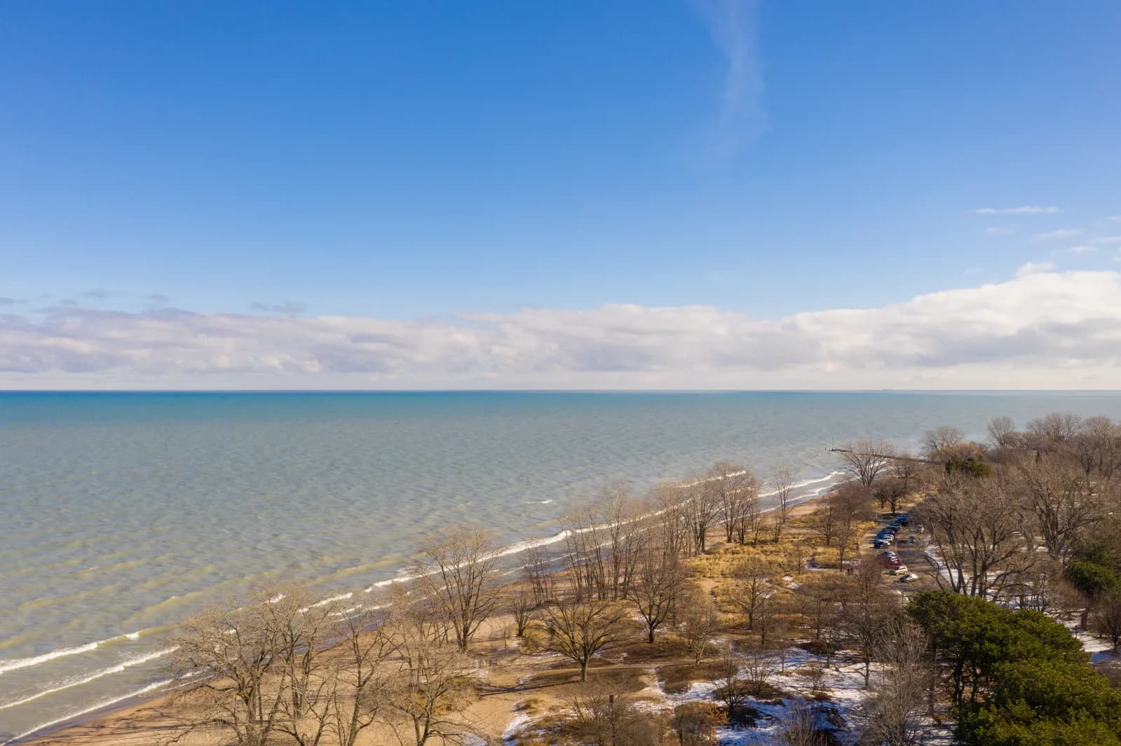 Gillson Park swimming hole near Wilmette, Illinois