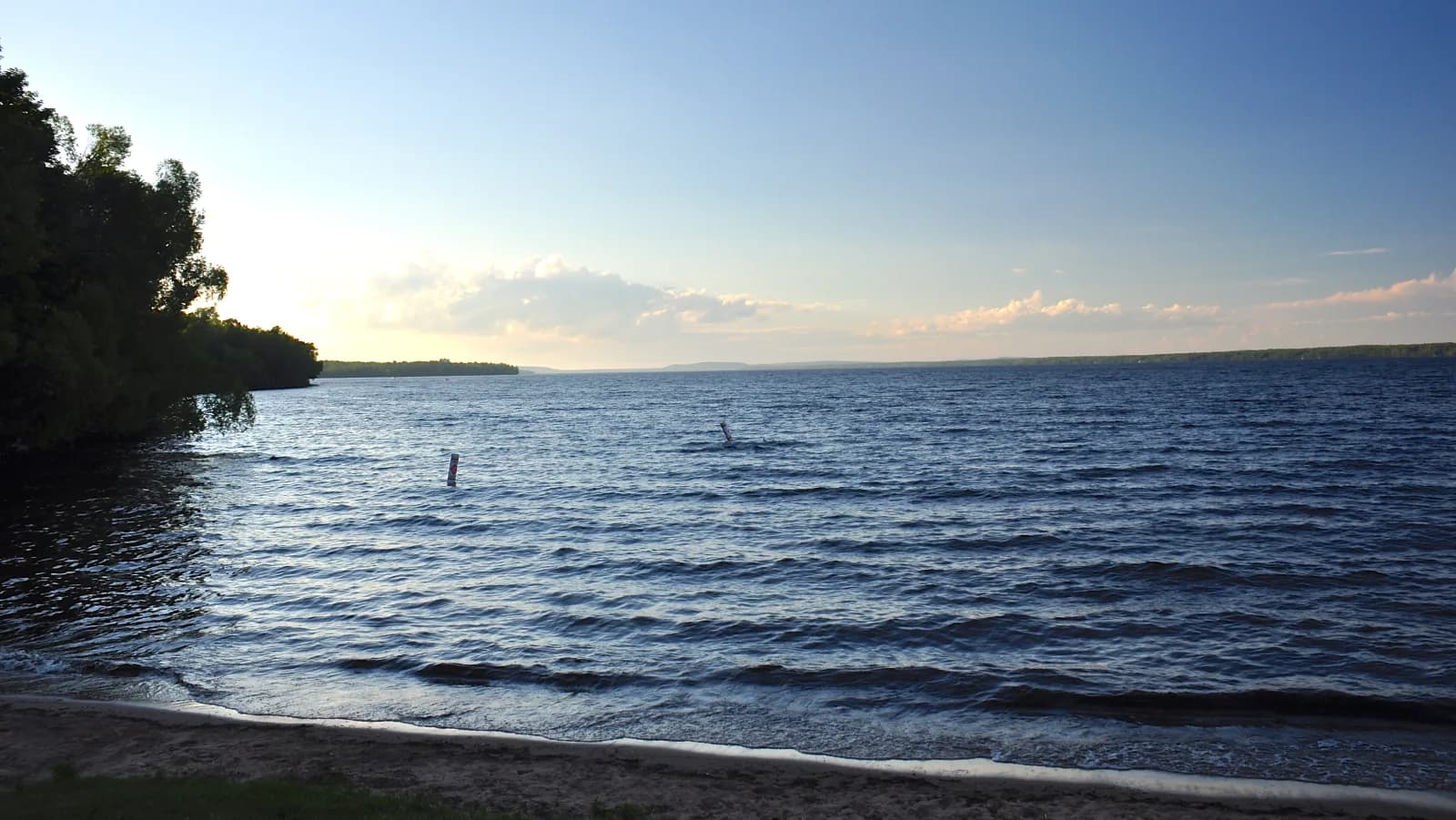 Lake Gogebic State Park swimming hole near Marenisco, Michigan