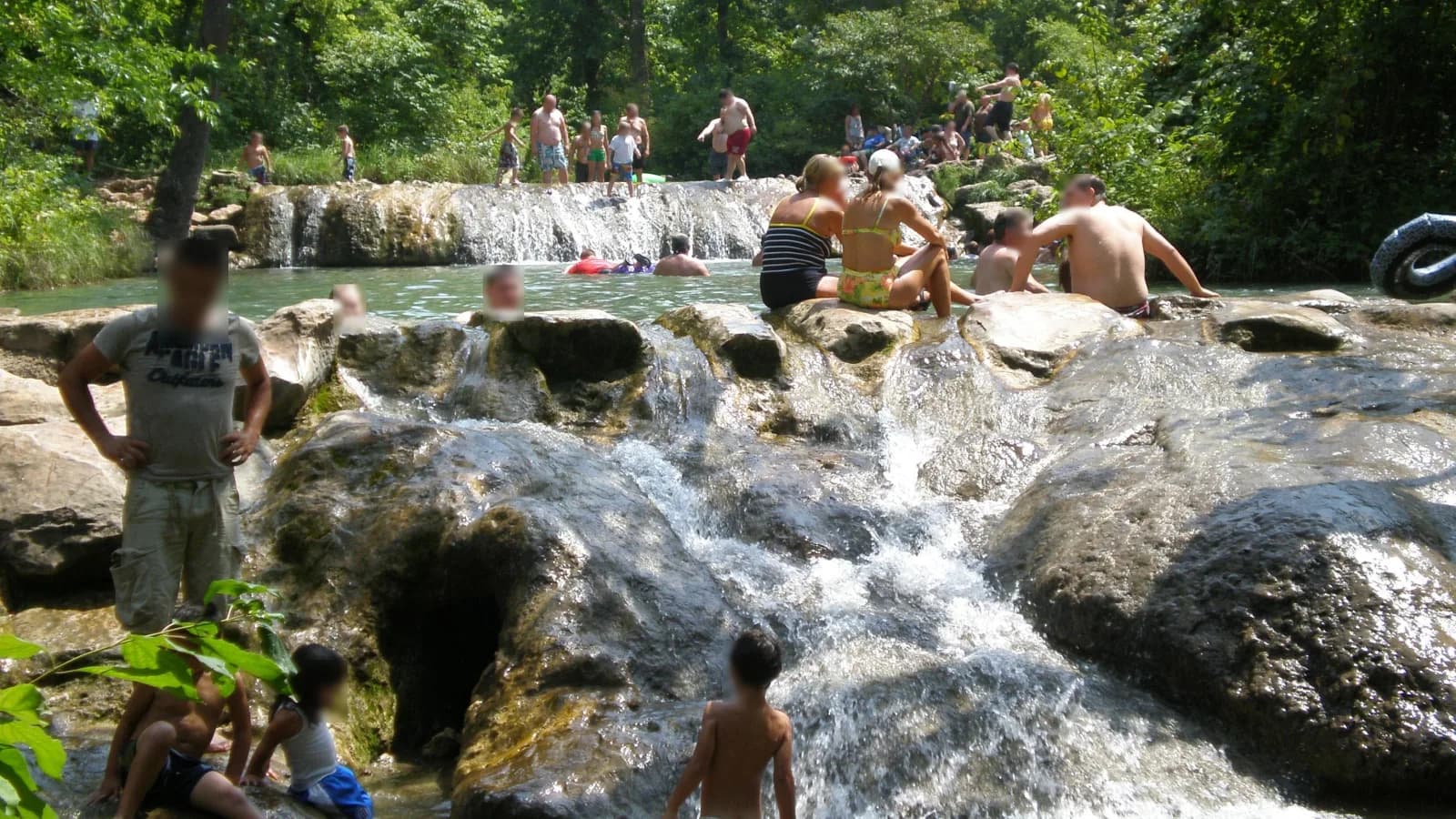 Chickasaw National Recreation Area swimming hole near Sulphur, Oklahoma