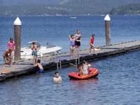 Honeysuckle Beach - Recreation Area and Launch swimming hole near Hayden, Idaho